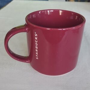 Starbucks Deep Red Coffee Mug